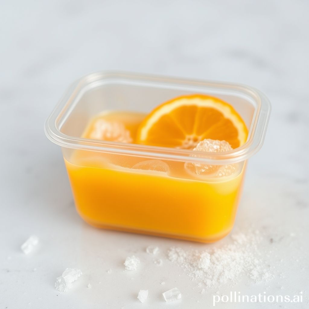 Preserving Orange Juice Effective Freezing Techniques in Plastic Containers Crazy Juicer